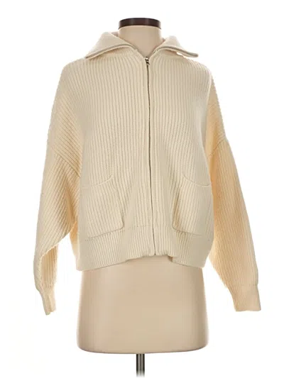 Pre-owned Wayf Cardigan Sweater In Ivory