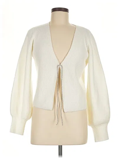 Pre-owned Wayf Cardigan Sweater In Ivory
