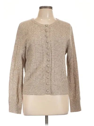 Pre-owned Wayf Cardigan Sweater In Tan