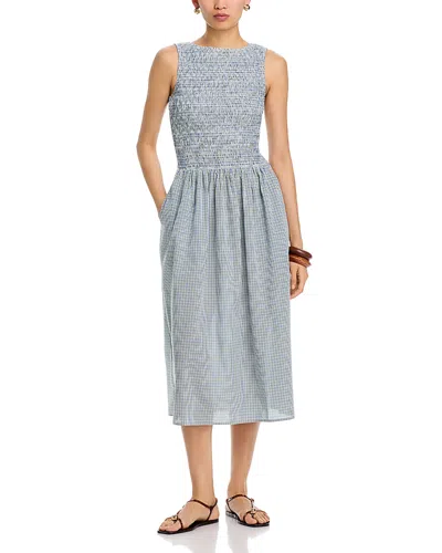 Wayf Carmella Midi Dress In Blue