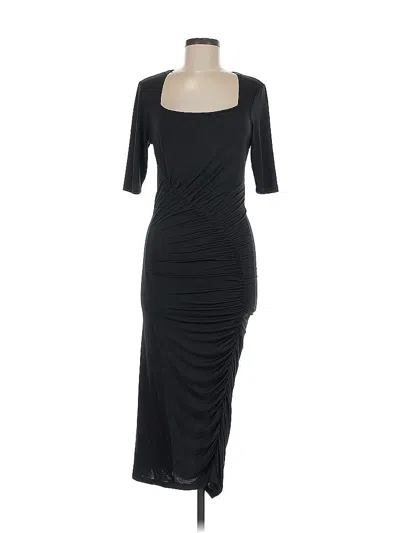 Pre-owned Wayf Casual Dress In Black