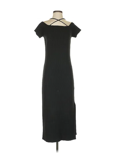 Pre-owned Wayf Casual Dress In Black