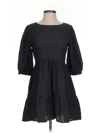 Pre-owned Wayf Casual Dress In Black