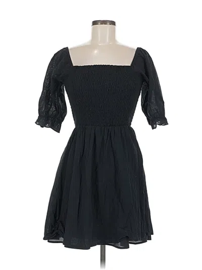 Pre-owned Wayf Casual Dress In Black
