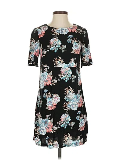 Pre-owned Wayf Casual Dress In Black