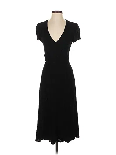 Pre-owned Wayf Casual Dress In Black