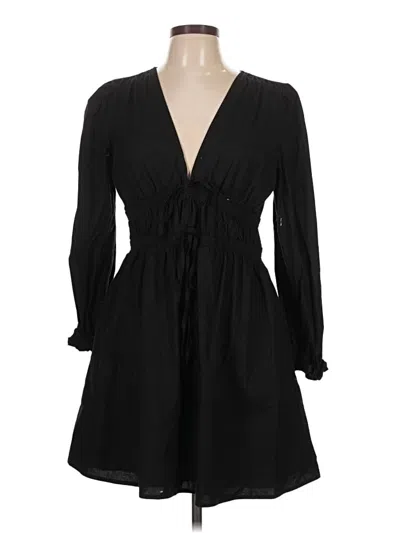 Pre-owned Wayf Casual Dress In Black