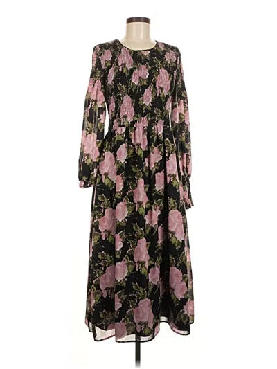 Pre-owned Wayf Casual Dress In Black