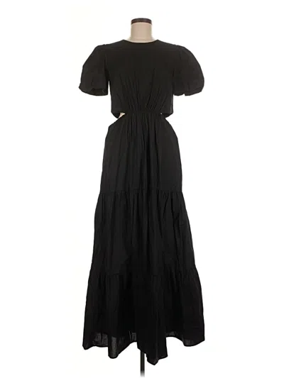Pre-owned Wayf Casual Dress In Black