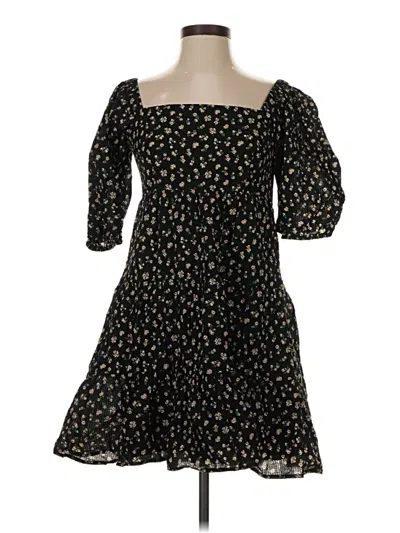 Pre-owned Wayf Casual Dress In Black