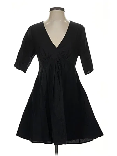 Pre-owned Wayf Casual Dress In Black