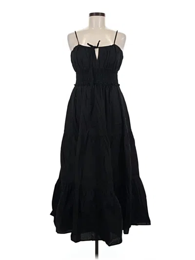 Pre-owned Wayf Casual Dress In Black