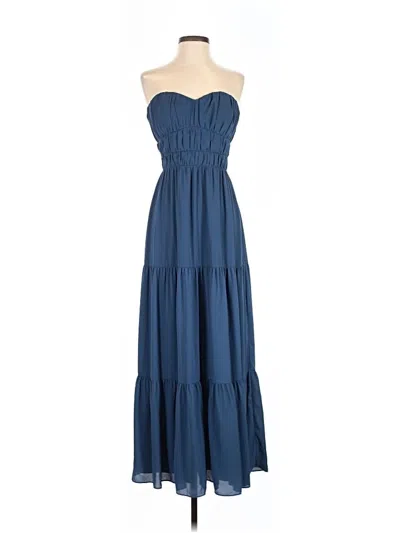 Pre-owned Wayf Casual Dress In Blue