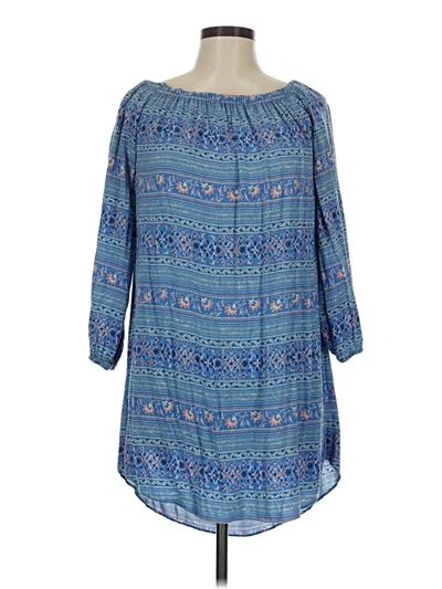Pre-owned Wayf Casual Dress In Blue