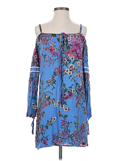 Pre-owned Wayf Casual Dress In Blue