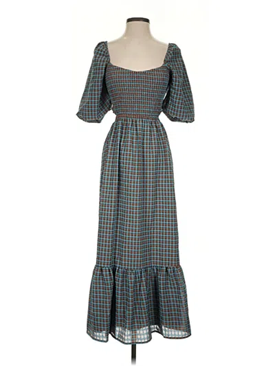 Pre-owned Wayf Casual Dress In Blue