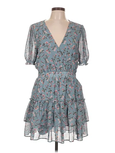 Pre-owned Wayf Casual Dress In Blue