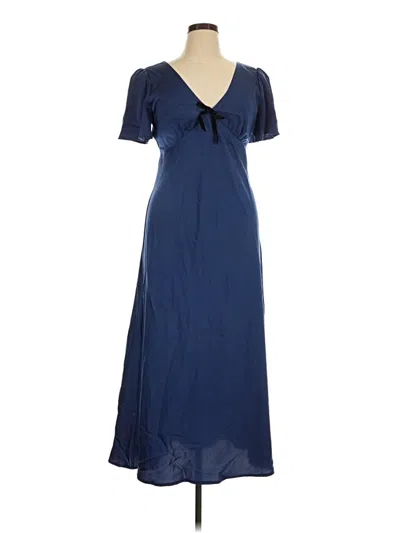 Pre-owned Wayf Casual Dress In Blue