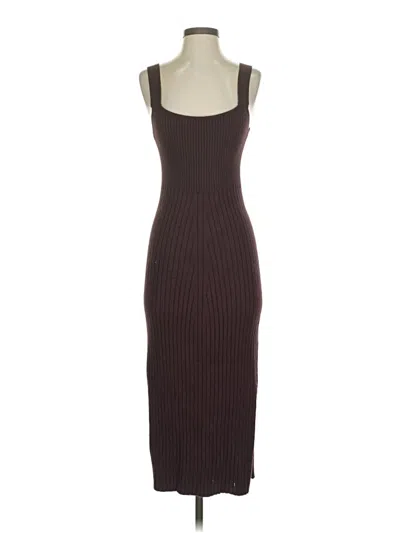 Pre-owned Wayf Casual Dress In Brown