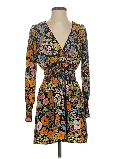 Pre-owned Wayf Casual Dress In Brown