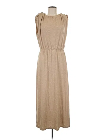Pre-owned Wayf Casual Dress In Brown