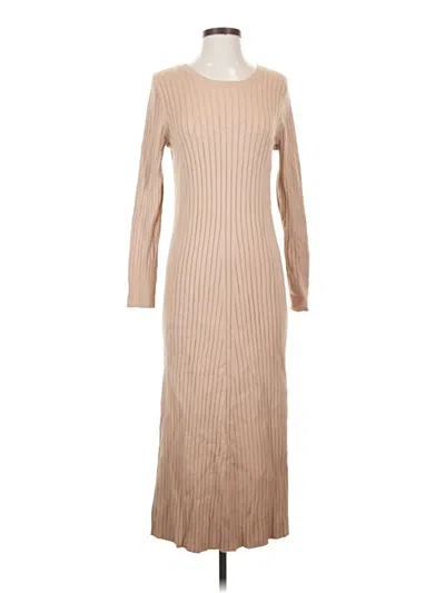 Pre-owned Wayf Casual Dress In Brown
