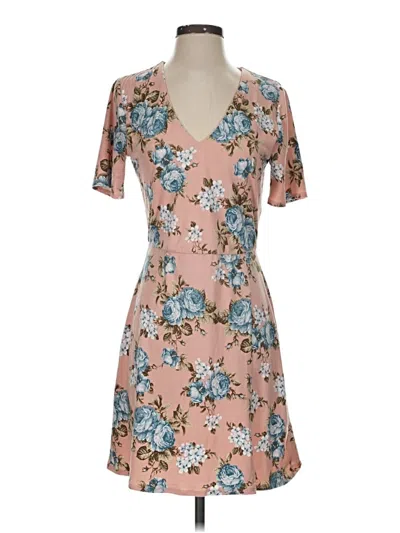 Pre-owned Wayf Casual Dress In Brown