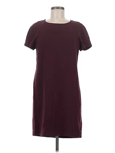 Pre-owned Wayf Casual Dress In Burgundy