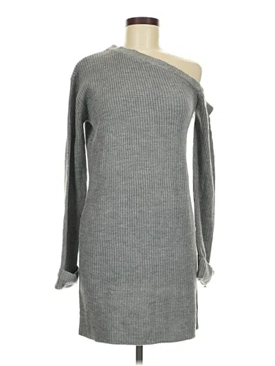 Pre-owned Wayf Casual Dress In Gray