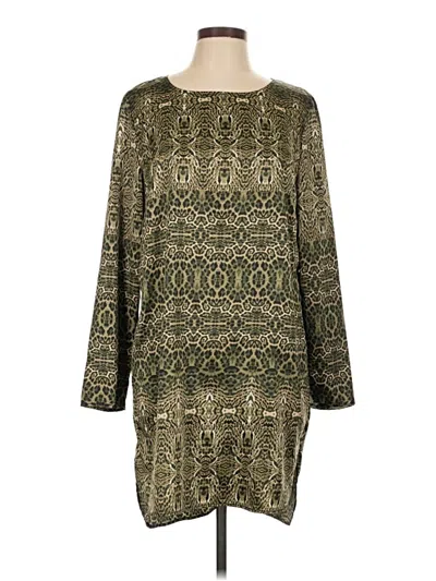 Pre-owned Wayf Casual Dress In Green