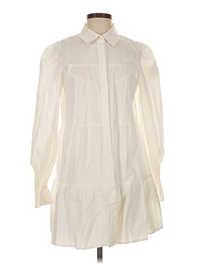 Pre-owned Wayf Casual Dress In Ivory