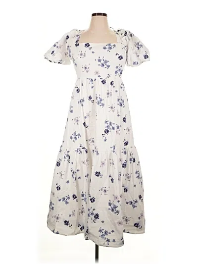 Pre-owned Wayf Casual Dress In Ivory