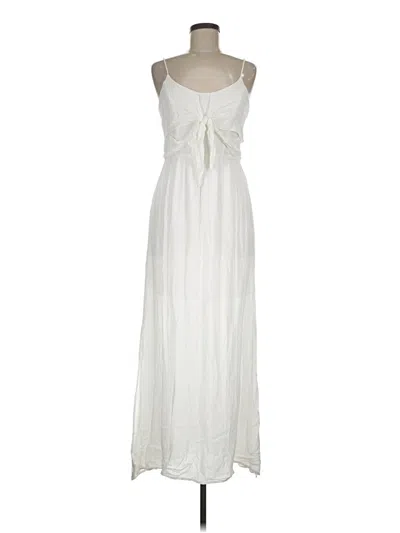 Pre-owned Wayf Casual Dress In Ivory