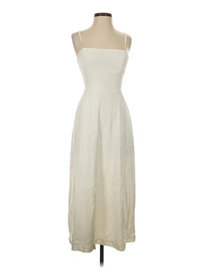 Pre-owned Wayf Casual Dress In Ivory