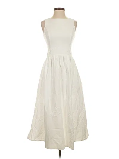 Pre-owned Wayf Casual Dress In Ivory