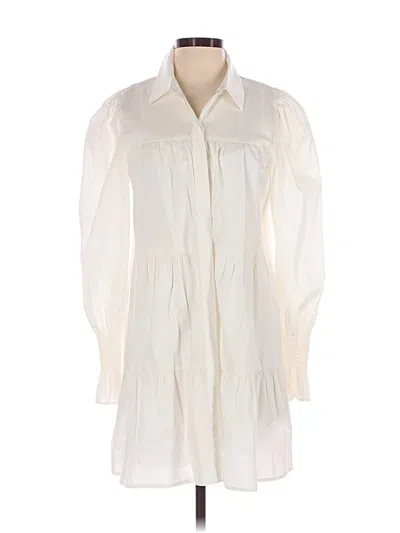 Pre-owned Wayf Casual Dress In Ivory