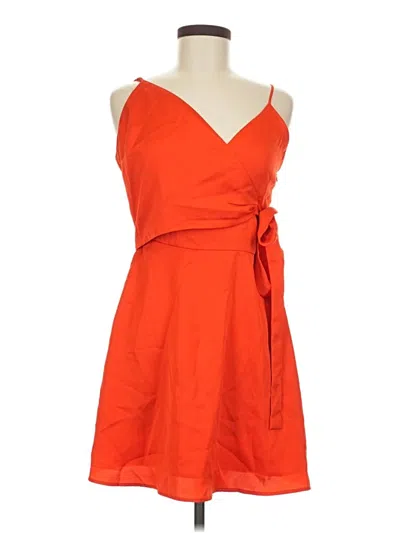 Pre-owned Wayf Casual Dress In Orange