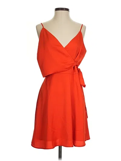 Pre-owned Wayf Casual Dress In Orange