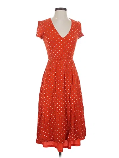 Pre-owned Wayf Casual Dress In Orange