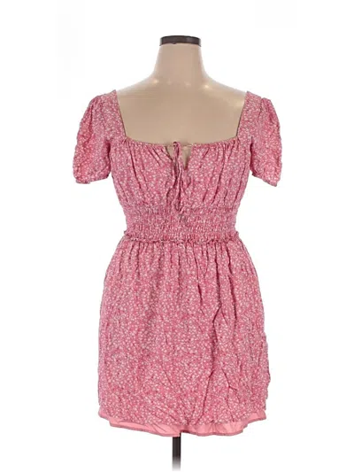 Pre-owned Wayf Casual Dress In Pink