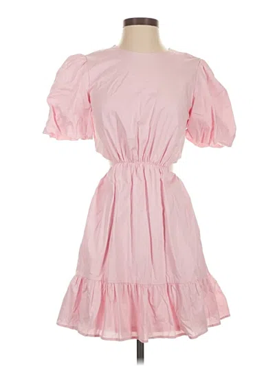 Pre-owned Wayf Casual Dress In Pink