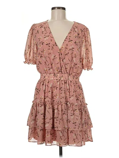 Pre-owned Wayf Casual Dress In Pink