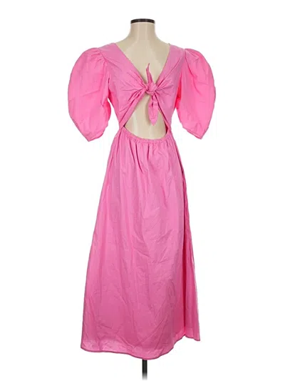Pre-owned Wayf Casual Dress In Pink