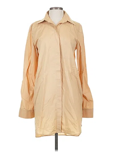 Pre-owned Wayf Casual Dress In Tan