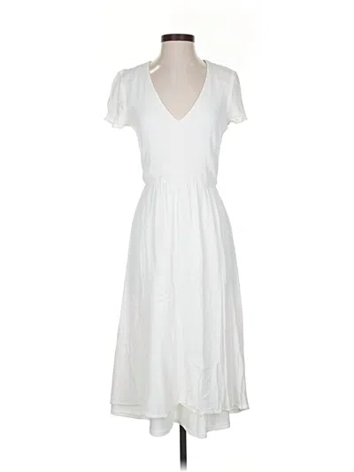 Pre-owned Wayf Casual Dress In White