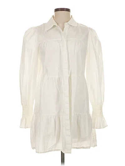 Pre-owned Wayf Casual Dress In White