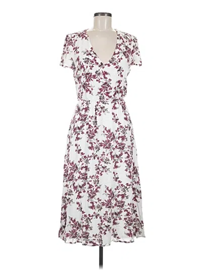 Pre-owned Wayf Casual Dress In White