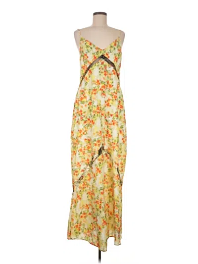 Pre-owned Wayf Casual Dress In Yellow