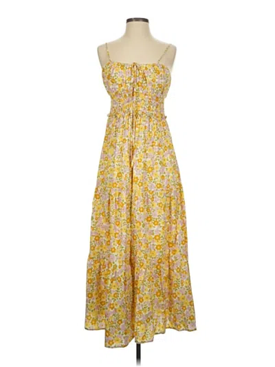 Pre-owned Wayf Casual Dress In Yellow