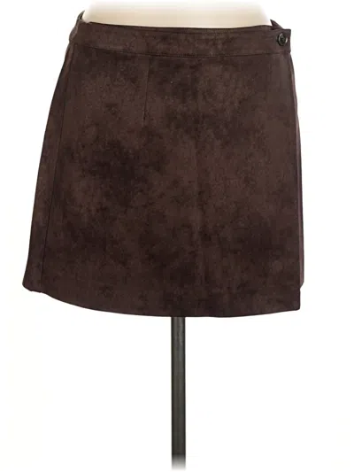 Pre-owned Wayf Casual Skirt In Brown